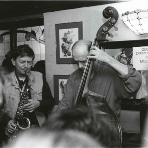 Jazz Jamboree 1994, Pub Hanrenda, Zbigniew Namysłowski<br> i Zbigniew Wegehaupt, fot. Jan Rolke